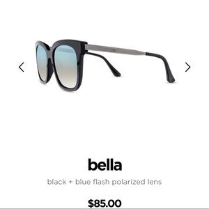 DIFF Bella Blue Flash Lens Sunglasses NWOT